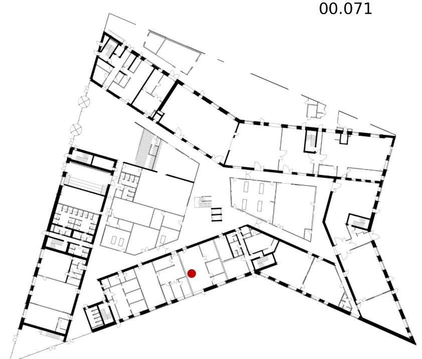 Location of manufacturing, room 00.07, at Navitas.
